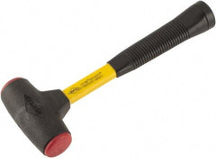 NUPLA - 16 oz Head 1-5/8" Face Diam Urethane Dead Blow Hammer - 12-1/2" OAL, Fiberglass Handle - USA Tool & Supply