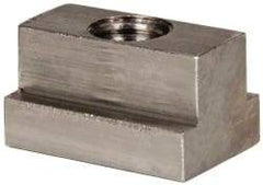 Gibraltar - 1/2-13 Blind Tapped T Slot Nut - 9/16" Slot Width, 7/8 x 11/32" Base Width x Height, 1-1/4 x 3/4" OAL x Height - USA Tool & Supply