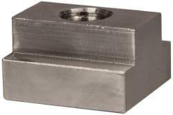 Gibraltar - 1/2-13 Blind Tapped T Slot Nut - 11/16" Slot Width, 1-1/8 x 13/32" Base Width x Height, 1-1/4 x 3/4" OAL x Height - USA Tool & Supply