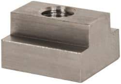 Gibraltar - 1/2-13 Blind Tapped T Slot Nut - 5/8" Slot Width, 1-1/8 x 7/16" Base Width x Height, 1-1/4 x 3/4" OAL x Height - USA Tool & Supply