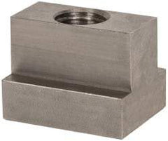 Gibraltar - 5/8-11 Blind Tapped T Slot Nut - 11/16" Slot Width, 1-1/8 x 15/32" Base Width x Height, 1-1/2 x 1-1/8" OAL x Height - USA Tool & Supply