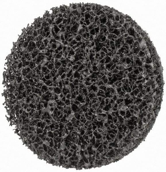 3M - 4" Diam, Silicon Carbide Hook & Loop Disc - Very Coarse Grade, Nonwoven, Series CR-DH - USA Tool & Supply