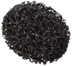 3M - 3" Very Coarse Grade Silicon Carbide Deburring Disc - 1/4" Center Hole, Arbor Connection, Black, 8,500 Max RPM - USA Tool & Supply
