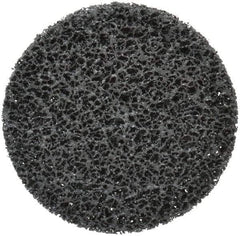 3M - 6" Very Coarse Grade Silicon Carbide Deburring Disc - 1/4" Center Hole, Arbor Connection, Black, 4,000 Max RPM - USA Tool & Supply
