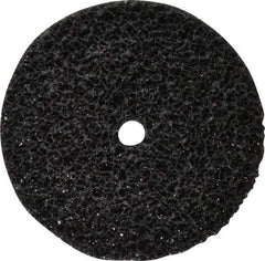 3M - 6" Very Coarse Grade Silicon Carbide Deburring Disc - 5/8" Center Hole, Arbor Connection, Black, 4,000 Max RPM - USA Tool & Supply