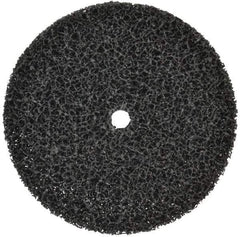 3M - 7" Very Coarse Grade Silicon Carbide Deburring Disc - 5/8" Center Hole, Arbor Connection, Black, 3,300 Max RPM - USA Tool & Supply