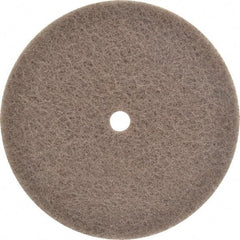 3M - 6" Very Fine Grade Silicon Carbide Deburring Disc - 1/2" Center Hole, Arbor Connection, 4,000 Max RPM - USA Tool & Supply