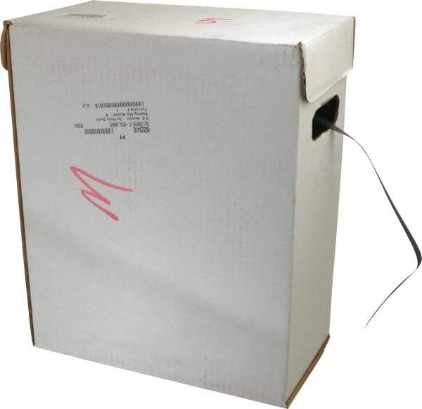 Nifty Products - 3,000 Inch Long x 1/2 Inch Wide x 0.015 Inch Thick, Postal Polypropylene Strapping Kit - 260 Lbs Tensile Strength, Contains Self Dispensing Box, Polypropylene Strapping, 150 Plastic Buckles and Tensioning Cutting Tool - USA Tool & Supply