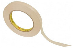 3M - 1/2" Wide x 60 Yd Long Tan Paper Masking Tape - Series 232, 6.3 mil Thick, 27 In/Lb Tensile Strength - USA Tool & Supply