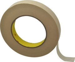 3M - 3/4" Wide x 60 Yd Long Tan Paper Masking Tape - Series 232, 6.3 mil Thick, 27 In/Lb Tensile Strength - USA Tool & Supply