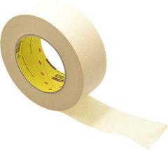 3M - 2" Wide x 60 Yd Long Tan Paper Masking Tape - Series 232, 6.3 mil Thick, 27 In/Lb Tensile Strength - USA Tool & Supply