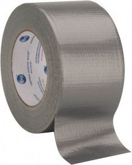 Intertape - 3" x 55m Silver Duct Tape - 7 mil, Rubber Adhesive, Polyethylene Film Backing, 17 Lb/ln Tensile Strength, Series AC10 - USA Tool & Supply