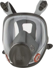 3M - Series 6000, Size S Full Face Respirator - 4-Point Suspension, Bayonet Connection - USA Tool & Supply