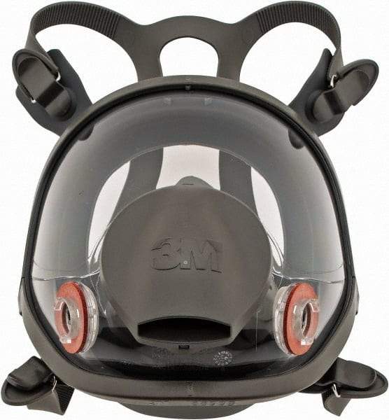 3M - Series 6000, Size M Full Face Respirator - 4-Point Suspension, Bayonet Connection - USA Tool & Supply