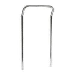 Value Collection - 18" Wide, 34" High, Open Shelving U-Shaped Handle - Chrome Finish, 4" Deep, Use with NuLine Units - USA Tool & Supply