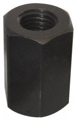 Value Collection - 3/4-10 UNC, 1-7/8" OAL Steel Standard Coupling Nut - Black Oxide Coated, 1-1/4" Width Across Flats - USA Tool & Supply