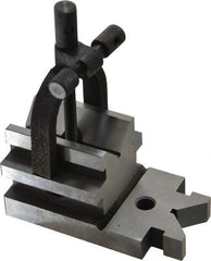 Value Collection - 1-5/16" Max Capacity, 90° Angle, Steel V-Block - 3-19/32" Long x 1-7/8" Wide x 1-7/8" High, Sold as Individual - USA Tool & Supply