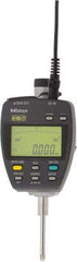 Mitutoyo - 0 to 1" Range, 0.00005, 0.0001, 0.0005 & 0.001" Graduation, Electronic Drop Indicator - Accurate to 0.00012", English & Metric System, LCD Display - USA Tool & Supply