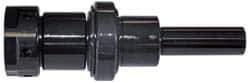 Parlec - Straight Shank, Series TG/PG 100, Single Angle Reamer Collet Chuck - 5-1/4 Inch Projection, 0.093 to 1 Inch Collet Capacity, Through Coolant - Exact Industrial Supply