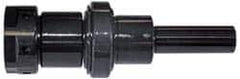 Parlec - Straight Shank, Series TG/PG 100, Single Angle Reamer Collet Chuck - 5-1/4 Inch Projection, 0.093 to 1 Inch Collet Capacity, Through Coolant - Exact Industrial Supply