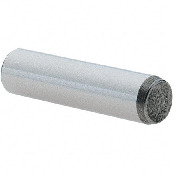 Value Collection - 1/4" Diam x 1" Pin Length Grade 8 Alloy Steel Pull Out Dowel Pin - 1 Rounded & 1 Threaded End - USA Tool & Supply