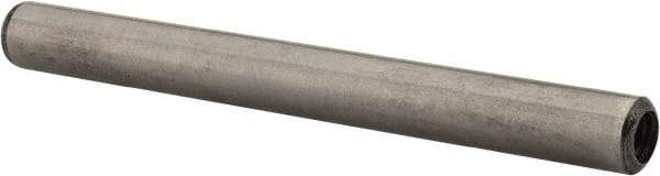 Value Collection - 1/4" Diam x 2-1/2" Pin Length Grade 8 Alloy Steel Pull Out Dowel Pin - 1 Rounded & 1 Threaded End - USA Tool & Supply