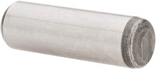 Value Collection - 5/16" Diam x 2" Pin Length Grade 8 Alloy Steel Pull Out Dowel Pin - 1 Rounded & 1 Threaded End - USA Tool & Supply