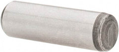 Value Collection - 5/16" Diam x 1" Pin Length Grade 8 Alloy Steel Pull Out Dowel Pin - 1 Rounded & 1 Threaded End - USA Tool & Supply