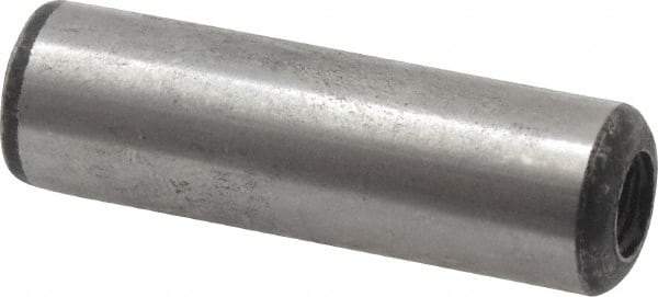 Value Collection - 3/8" Diam x 1-1/4" Pin Length Grade 8 Alloy Steel Pull Out Dowel Pin - 1 Rounded & 1 Threaded End - USA Tool & Supply