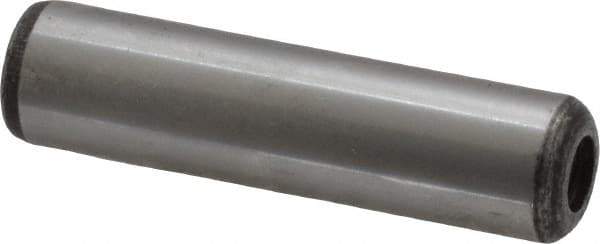 Value Collection - 1/2" Diam x 2" Pin Length Grade 8 Alloy Steel Pull Out Dowel Pin - 1 Rounded & 1 Threaded End - USA Tool & Supply