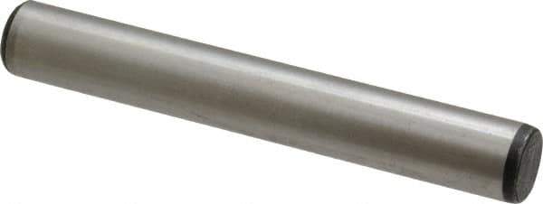 Value Collection - 1/2" Diam x 3-1/2" Pin Length Grade 8 Alloy Steel Pull Out Dowel Pin - 1 Rounded & 1 Threaded End - USA Tool & Supply