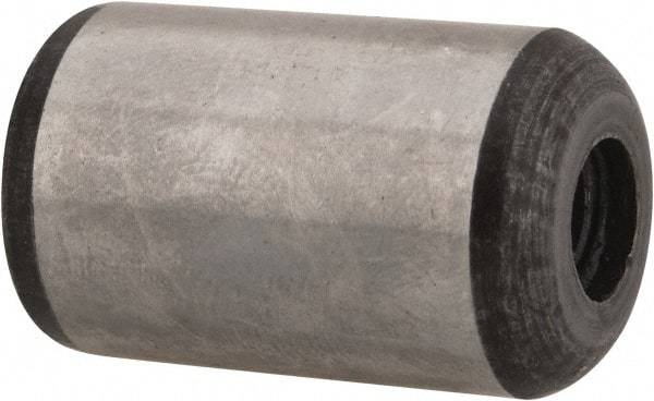 Value Collection - 5/8" Diam x 1" Pin Length Grade 8 Alloy Steel Pull Out Dowel Pin - 1 Rounded & 1 Threaded End - USA Tool & Supply