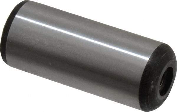 Value Collection - 5/8" Diam x 1-1/2" Pin Length Grade 8 Alloy Steel Pull Out Dowel Pin - 1 Rounded & 1 Threaded End - USA Tool & Supply