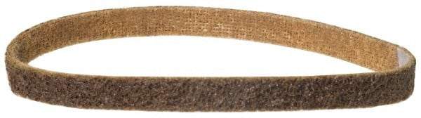 3M - 4" Wide x 168" OAL, Aluminum Oxide Abrasive Belt - Aluminum Oxide, Medium, Nonwoven, Series SC-BS - USA Tool & Supply