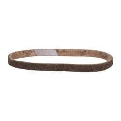 3M - 1/2" Wide x 18" OAL, Aluminum Oxide Abrasive Belt - Aluminum Oxide, Coarse, Nonwoven, Series SC-BS - USA Tool & Supply