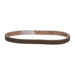 3M - 1/2" Wide x 18" OAL, Aluminum Oxide Abrasive Belt - Aluminum Oxide, Coarse, Nonwoven, Series SC-BS - USA Tool & Supply