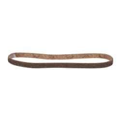 3M - 1/2" Wide x 24" OAL, Aluminum Oxide Abrasive Belt - Aluminum Oxide, Coarse, Nonwoven, Series SC-BS - USA Tool & Supply