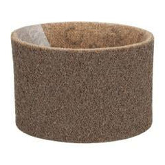 3M - 3-1/2" Wide x 15-1/2" OAL, Aluminum Oxide Abrasive Belt - Aluminum Oxide, Coarse, Nonwoven, Series SC-BS - USA Tool & Supply