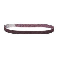 Norton - 1/2" Wide x 18" OAL, Aluminum Oxide Abrasive Belt - Aluminum Oxide, Medium, Nonwoven, Series STE - USA Tool & Supply