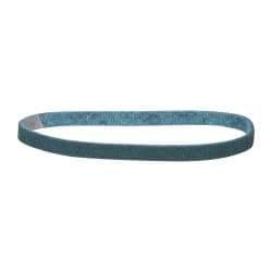 3M - 1/2" Wide x 18" OAL, Aluminum Oxide Abrasive Belt - Aluminum Oxide, Very Fine, Nonwoven, Series SC-BS - USA Tool & Supply