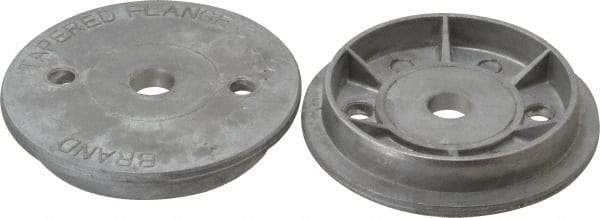 3M - Deburring Wheel Flange - Compatible with 3" Diam x 1/2" Hole Deburring Wheels - USA Tool & Supply