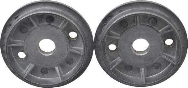 3M - Deburring Wheel Flange - Compatible with 3" Diam x 5/8" Hole Deburring Wheels - USA Tool & Supply