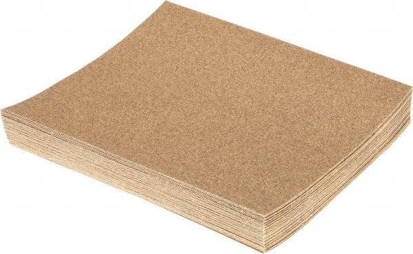 Value Collection - 60 Grit, Aluminum Oxide Sanding Sheet - 11" Long x 9" Wide, Medium Grade, D Weighted Paper Backing - USA Tool & Supply