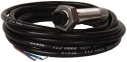 Eaton Cutler-Hammer - NPN, 4mm Detection, Cylinder Unshielded, Inductive Proximity Sensor - 2 Wires, IP67, 20 to 250 VAC, M12x1 Thread, 2.87 Inch Long - USA Tool & Supply