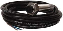 Eaton Cutler-Hammer - NPN, 4mm Detection, Cylinder Unshielded, Inductive Proximity Sensor - 2 Wires, IP67, 20 to 250 VAC, M12x1 Thread, 2.87 Inch Long - USA Tool & Supply