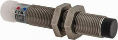 Eaton Cutler-Hammer - NPN, 4mm Detection, Cylinder Unshielded, Inductive Proximity Sensor - 2 Wires, IP67, 20 to 250 VAC, M12x1 Thread, 2.87 Inch Long - USA Tool & Supply