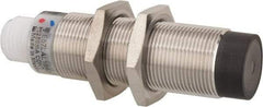 Eaton Cutler-Hammer - NPN, 8mm Detection, Cylinder Unshielded, Inductive Proximity Sensor - 2 Wires, IP67, 20 to 250 VAC, M18x1 Thread, 2.6 Inch Long - USA Tool & Supply