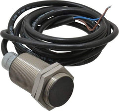 Eaton Cutler-Hammer - NPN, 10mm Detection, Cylinder Shielded, Inductive Proximity Sensor - 2 Wires, IP67, 20 to 250 VAC, M30x1 Thread, 2.73 Inch Long - USA Tool & Supply