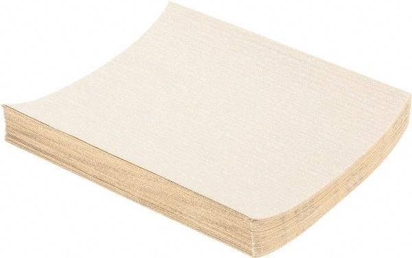 Value Collection - 180 Grit, Aluminum Oxide Sanding Sheet - 11" Long x 9" Wide, Very Fine Grade, A Weighted Paper Backing - USA Tool & Supply