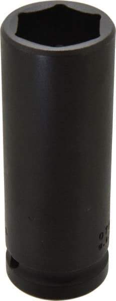 Proto - 3/4" Drive 1-1/16" Deep Thin Wall Impact Socket - 6 Points, 4" OAL - USA Tool & Supply